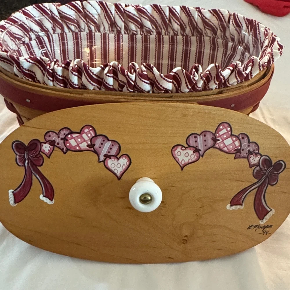 Longaberger 1994 sweetheart be mine basket